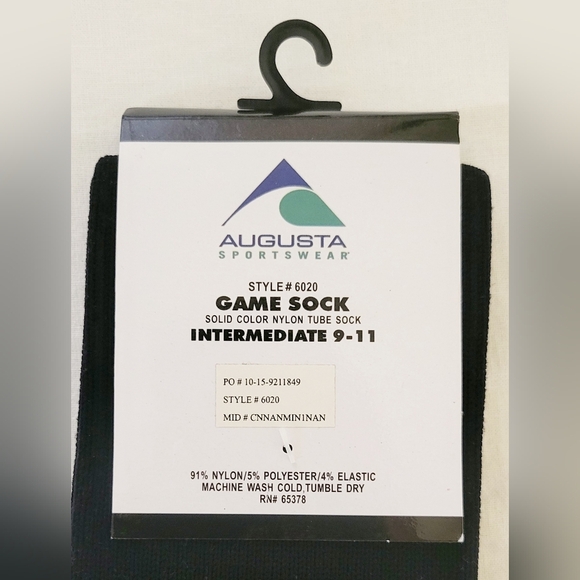 Augusta Sportswear Adult 6020 Game Socks New w Tags Football Baseball Soccer M/L - Picture 3 of 7